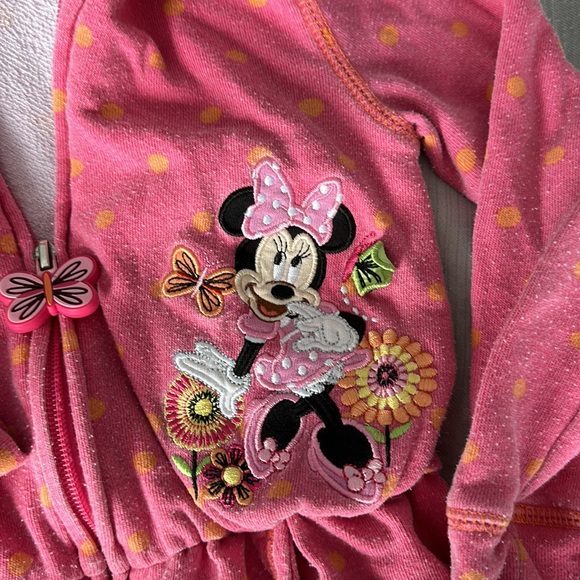 Minnie Mouse Zippered Hoodie - Picture 2 of 3